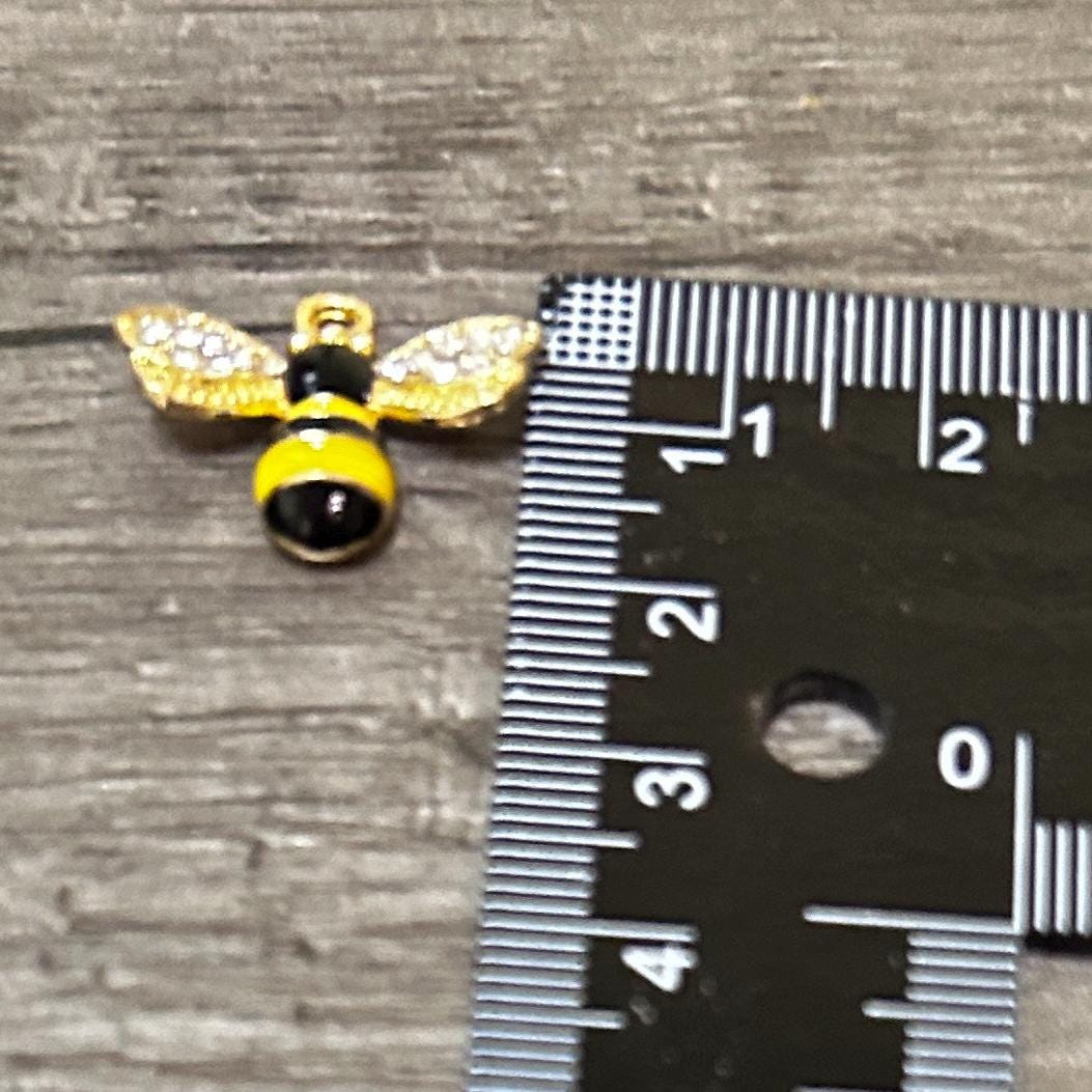 DIY Bumble Bee Charm Kit –Planner Charms, Journal Decorations, Craft Supplies, Summer DIY Bee Kit