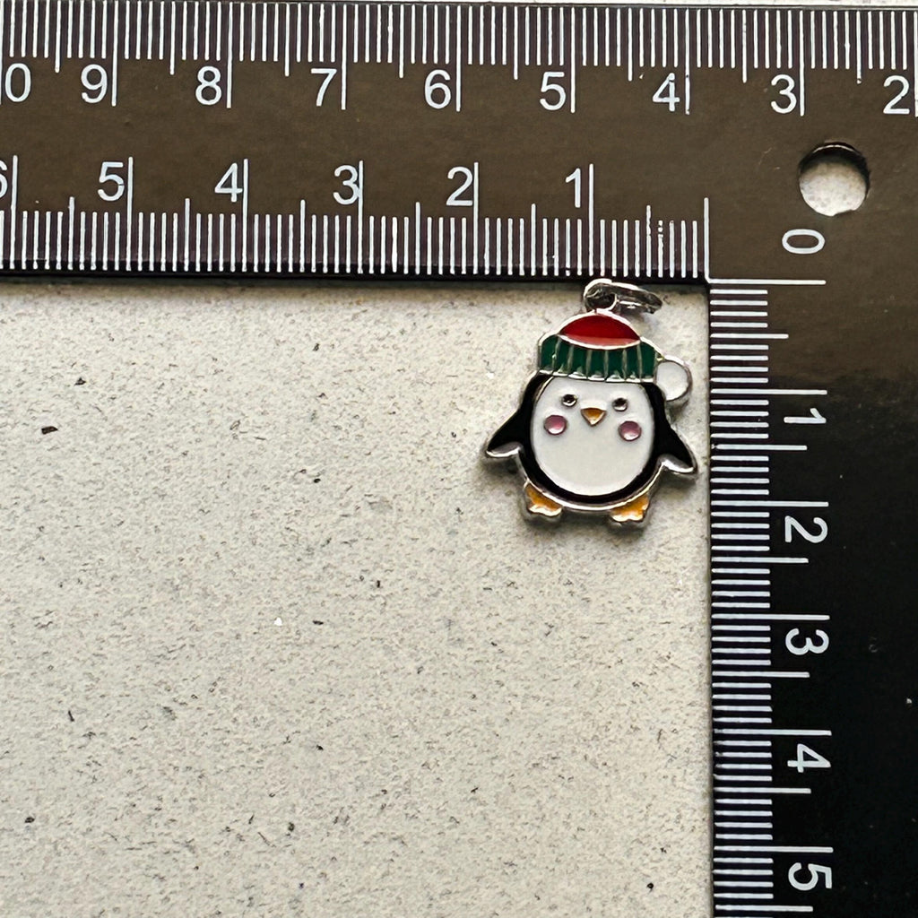 DIY Holiday Penguin Charm Kit – Winter Planner Charms, Journal Decorations, Craft Supplies for Christmas, Customizable Penguin Charms