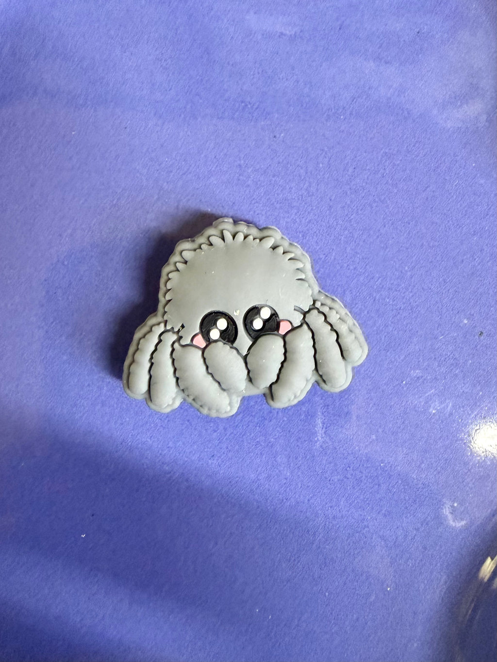 Spooky Spider Beadable Bag Clip DIY Kit