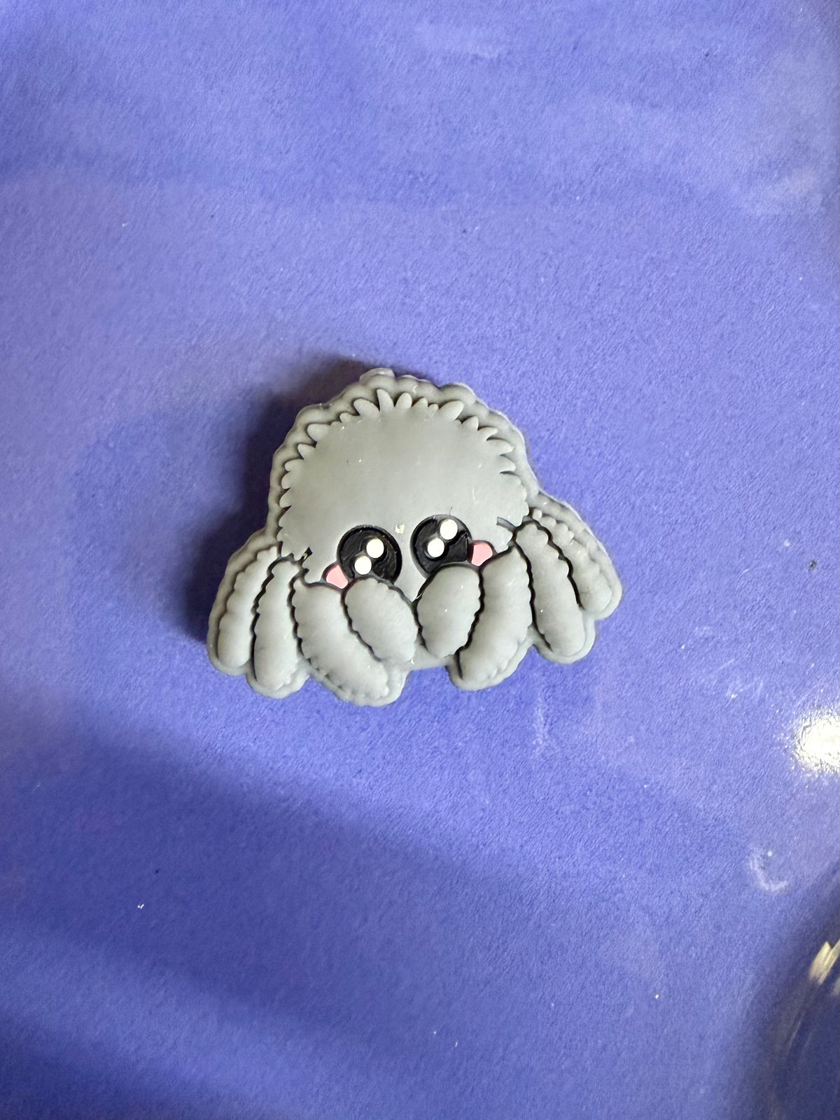 Spooky Spider Beadable Bag Clip DIY Kit