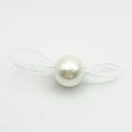 DIY Pearl Hair Kit – 8mm Faux Pearls with Clear Elastics for Braids, Buns, Weddings, Special Occasions – 5/15/25 Count