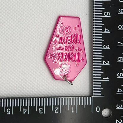 DIY Pink Halloween Kit, Halloween Craft Kit, Unique Decor, DIY Fall Project, Handmade Halloween Ornament, Pink Halloween Decor, Coffin Decor
