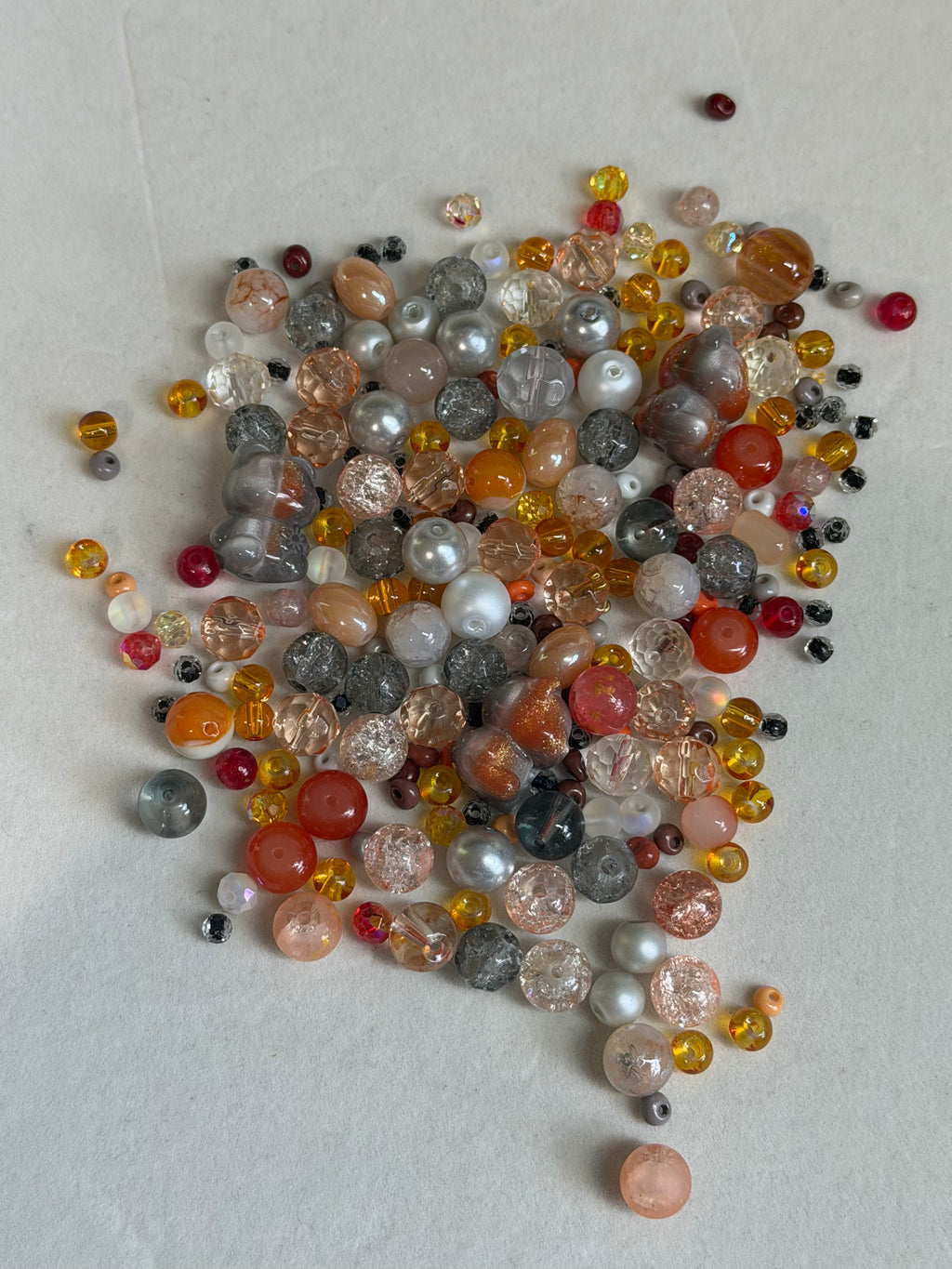 A walk in autumn bead mix for Jewelry making and DIY crafts  2oz ( Bead soup mix)