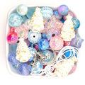 DIY Keychain winter land snow kit ( 2 keychain sets in bundle)