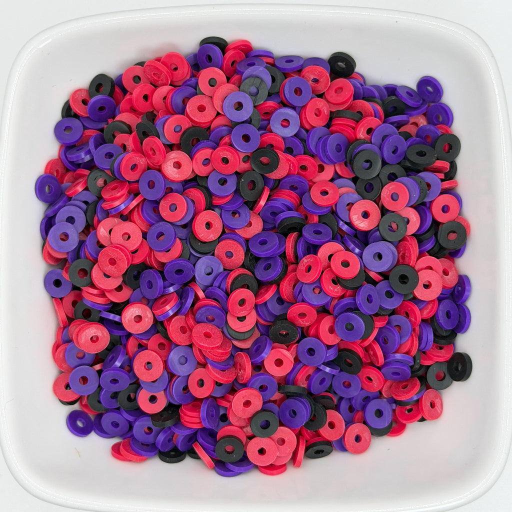 My Eternal Love -  Valentine Clay Bead Mix - holiday crafts  -Craft beads - Bead Soup - DIY Crafts - friendship bracelets -necklaces
