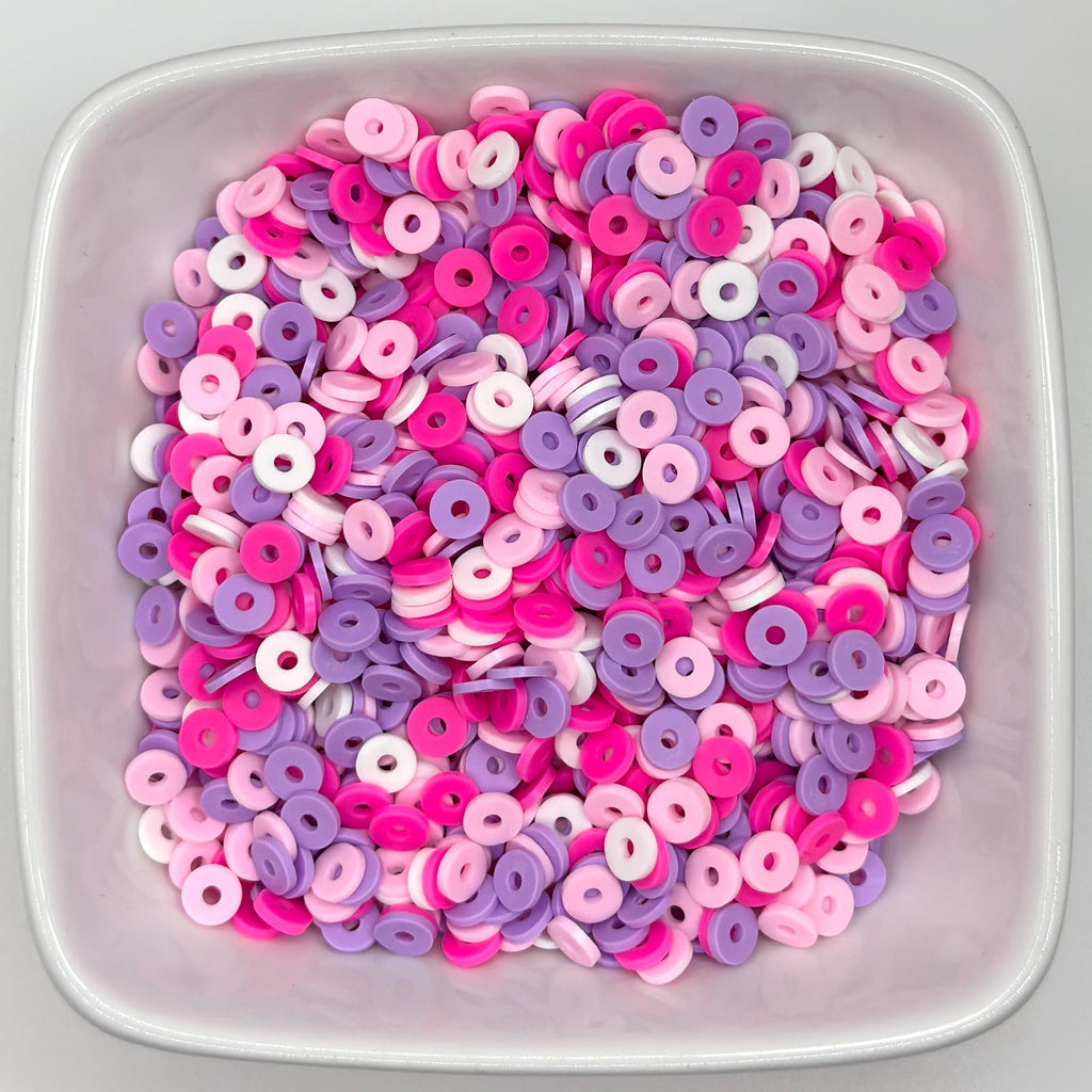 My  Sweet Valentine Clay Bead Mix -Craft beads - Bead Soup - DIY Crafts - friendship bracelets -necklaces