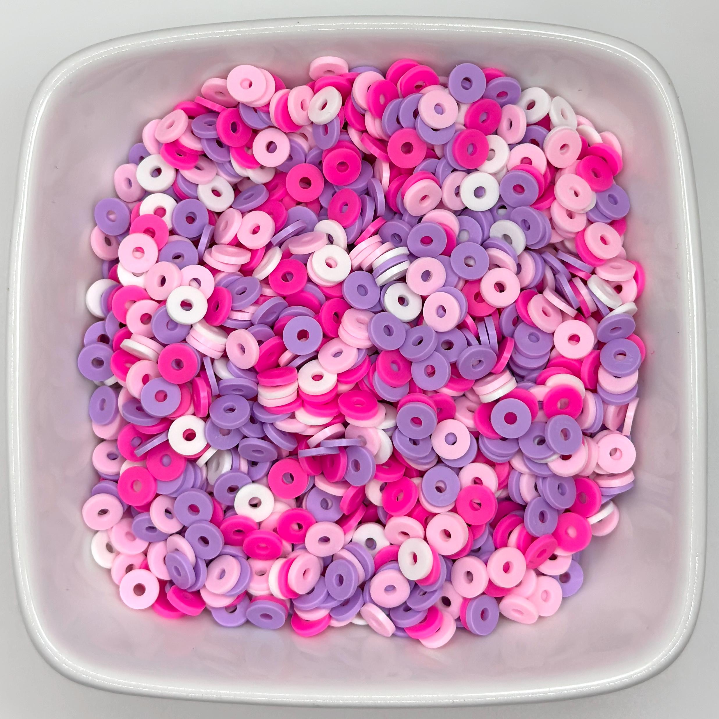 My  Sweet Valentine Clay Bead Mix -Craft beads - Bead Soup - DIY Crafts - friendship bracelets -necklaces