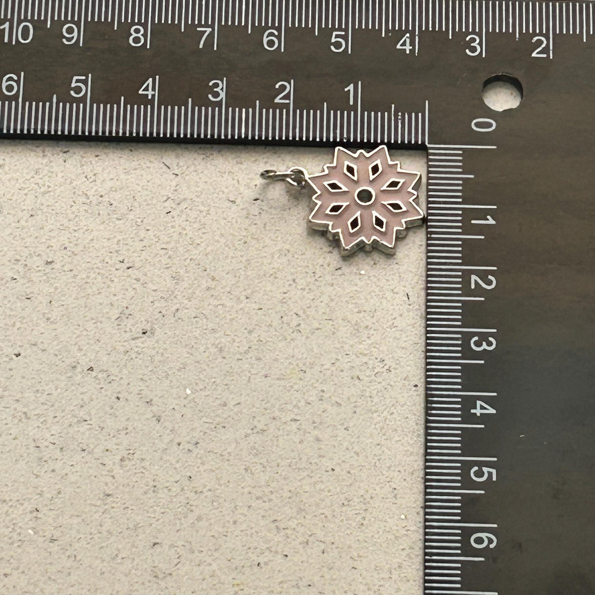 DIY Pink Snowflake Charm Kit – Holiday Planner Charms, Journal Decorations, Craft Supplies, Customizable DIY Winter Charms